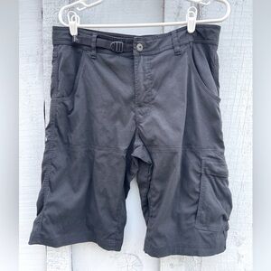 Men's Prana Black Cargo Shorts